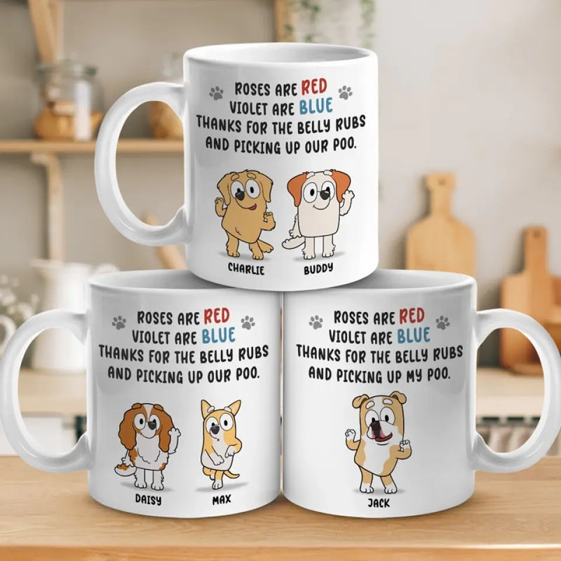 Custom Name Dog Lover Gifts - Personalized Mugs