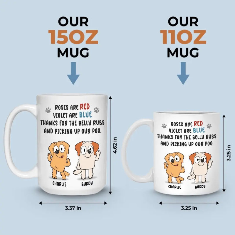 Custom Name Dog Lover Gifts - Personalized Mugs