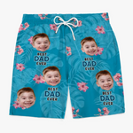 Custom Photo Gifts for Dad - Personalized Beach Shorts