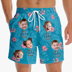 Custom Photo Gifts for Dad - Personalized Beach Shorts