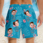 Custom Photo Gifts for Dad - Personalized Beach Shorts