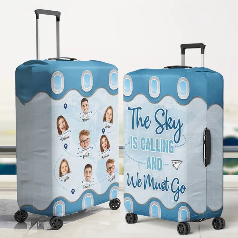 Custom Photo Travel Gifts - Personalized Luggage Cover