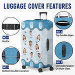 Custom Photo Travel Gifts - Personalized Luggage Cover