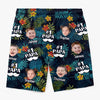 Custom Photo I Love You, Daddy - Family Personalized Custom Tropical Hawaiian Aloha Men Beach Shorts - Summer Vacation Gift For Dad, Grandpa