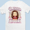 The Amazing Woman Is In Our Family - Family Personalized Custom Unisex T-shirt, Hoodie, Sweatshirt - Gift For Mom, Grandma