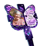 Custom Photo Memorial Butterfly Decor - Personalized Acrylic Stake