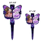 Custom Photo Memorial Butterfly Decor - Personalized Acrylic Stake