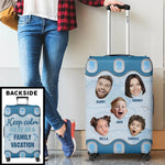 Custom Family Photo Vacation Gifts - Personalized Luggage Cover