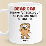 Custom Name Funny Dog Gifts for Dad - Personalized Mugs
