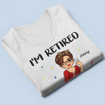 Custom Name Funny Retirement Gifts for Women - Personalized Racer Back Tank Top