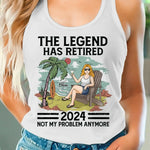 Custom Retirement Gifts for Women - Personalized Racer Back Tank Top