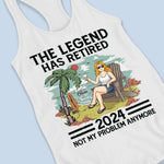 Custom Retirement Gifts for Women - Personalized Racer Back Tank Top