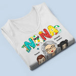 Custom Name Mama Family Gifts for Women - Personalized Racer Back Tank Top