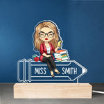 Custom Name Teacher Gifts for Women - Personalized Acrylic LED Light