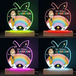 Custom Name Teacher Classroom Gifts - Personalized Acrylic LED Light