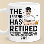 Custom Funny Retirement Gifts for Men - Personalized Mug