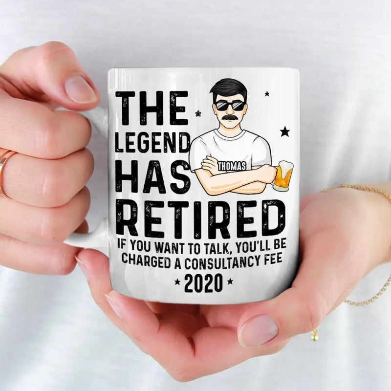 Custom Funny Retirement Gifts for Men - Personalized Mug
