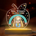 Custom Name Classroom Gifts for Teachers - Personalized Acrylic LED Light