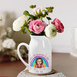 Custom Teacher Appreciation Thank You Gift - Personalized Flower Vase