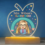 Custom Name Classroom Gifts for Teachers - Personalized Acrylic LED Light
