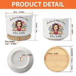 Custom Name Teacher Appreciation Gifts - Personalized Ceramic Plant Pot