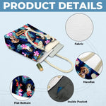 Custom Name Tropical Dog Gifts for Pet Lovers - Personalized Beach Bag