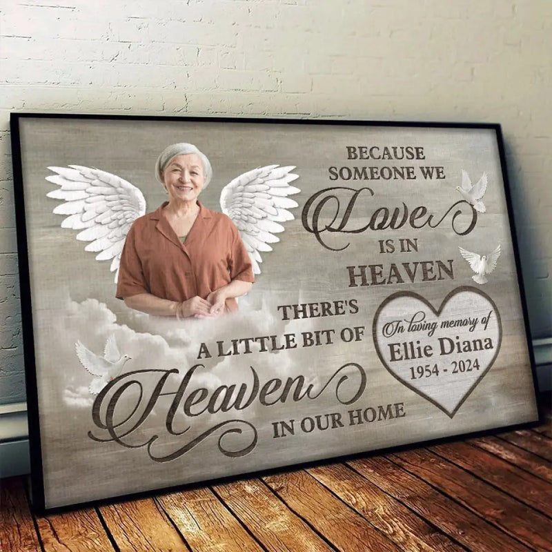 Custom Photo Memorial Angel Decor - Personalized Poster