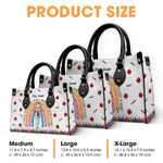 Custom Name Teacher Gifts - Personalized Leather Handbag