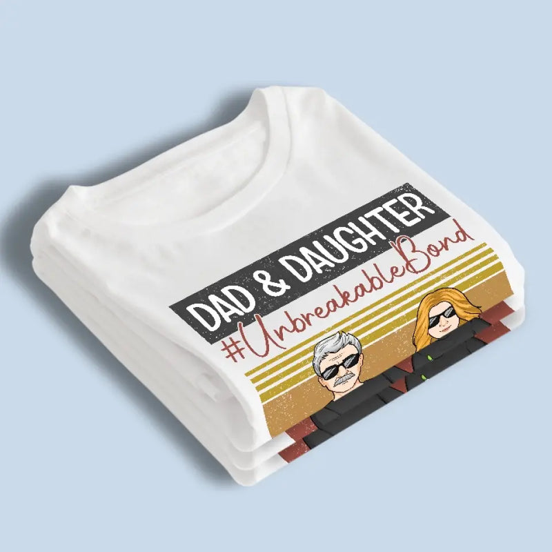 Custom Name Dad Daughter Gifts - Personalized Apparel