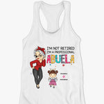 Custom Name Professional Abuela Gifts for Grandma - Personalized Racer Back Tank Top