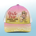 Custom Name Girls Trip Gifts for Women - Personalized Mesh-back Baseball Cap