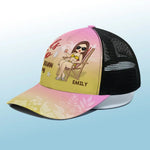 Custom Name Girls Trip Gifts for Women - Personalized Mesh-back Baseball Cap