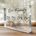 Custom Name Family Gifts - Personalized Shaped Acrylic Plaque