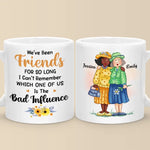 Custom Name Bad Influence Best Friend Gifts - Personalized Mugs
