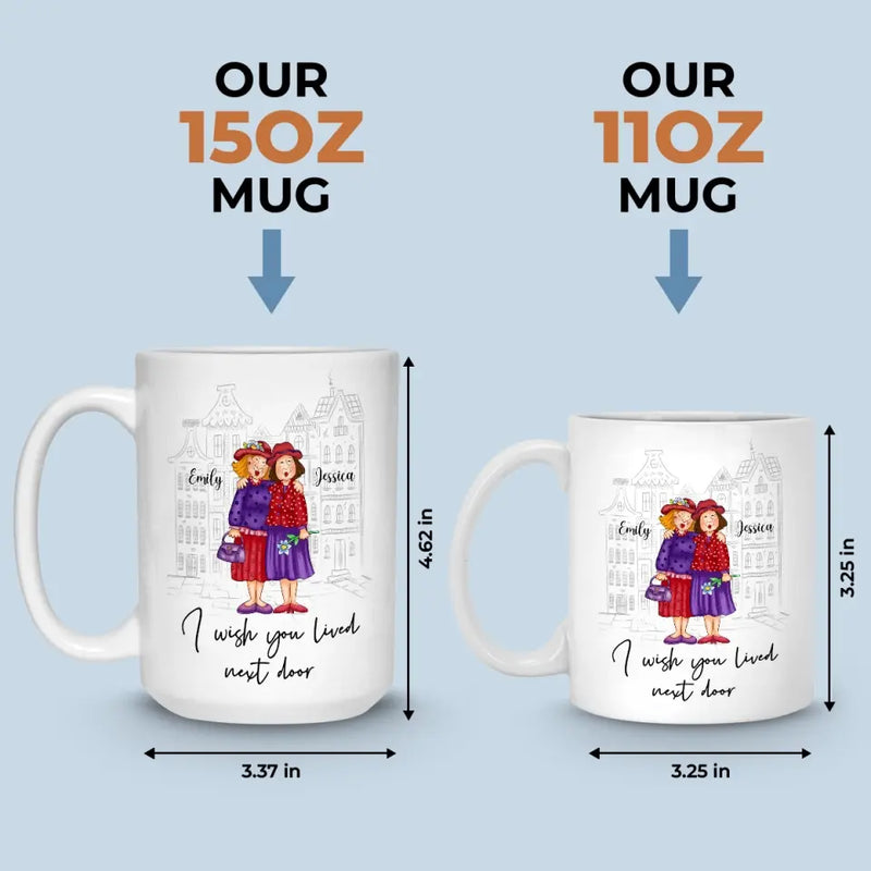 Custom Name Neighbor Friendship Gifts - Personalized Mugs