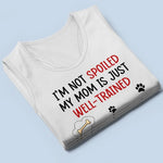 Custom Name Funny Dog Mom Gifts for Women - Personalized Racer Back Tank Top