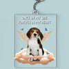 Custom Photo I Will Keep You In My Heart Forever - Memorial Personalized Custom Shaped Acrylic Keychain - Sympathy Gift For Pet Owners, Pet Lovers