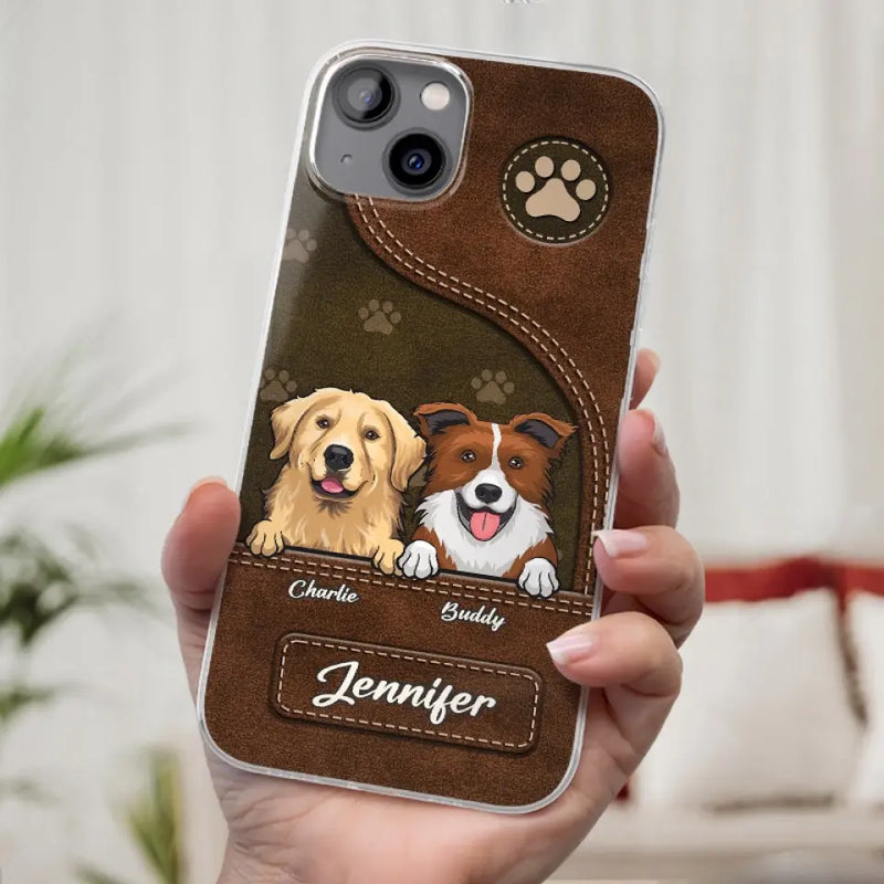Custom Name Dog Lover Gifts - Personalized Phone Case