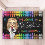 Custom Name Teacher Classroom Gifts - Personalized Doormat