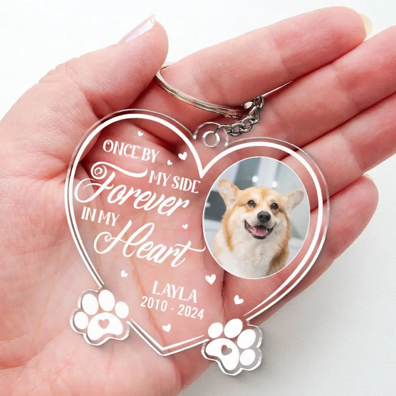 Custom Pet Photo Memorial Dog Gifts - Personalized Acrylic Keychain
