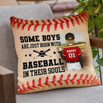 Custom Name Baseball Gifts for Boys - Personalized Pillow