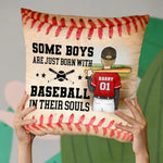Custom Name Baseball Gifts for Boys - Personalized Pillow