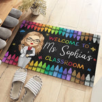 Custom Name Teacher Classroom Gifts - Personalized Doormat