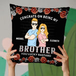 Custom Name Funny Brother Gifts - Personalized Pillow