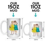 Custom Name Funny Best Friend Gifts - Personalized Mugs