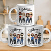 Siblings Forever - Family Personalized Custom Mug - Gift For Family Members, Siblings, Brothers, Sisters