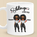 Custom Name Siblings Forever Gifts - Personalized Mugs
