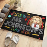 Custom Name Teacher Classroom Decor - Personalized Doormat