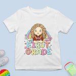 Custom Name First Grade Gifts for Girls - Personalized Apparel