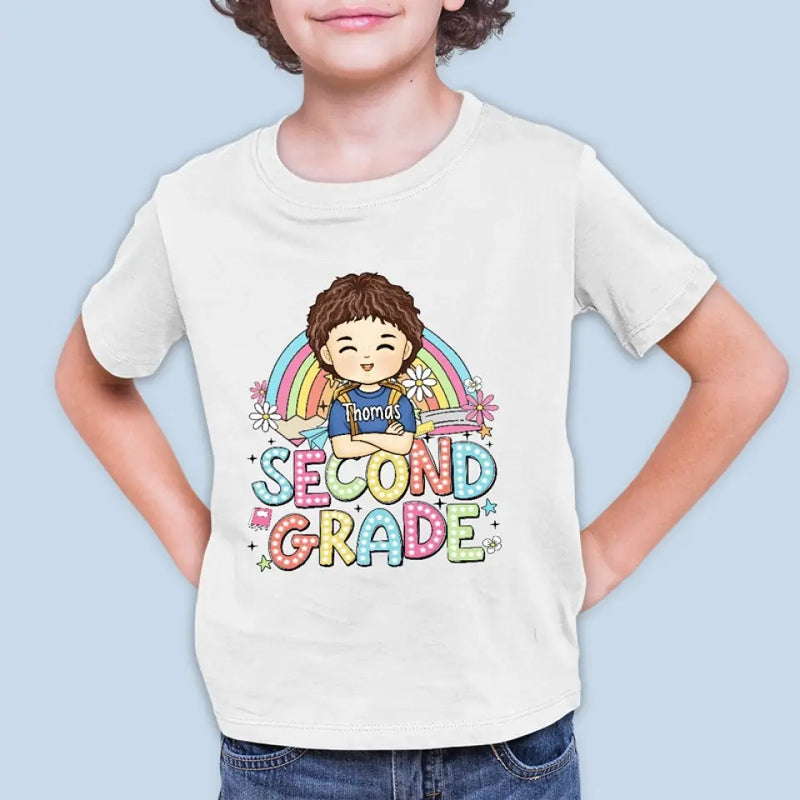 Custom Name First Grade Gifts for Girls - Personalized Apparel